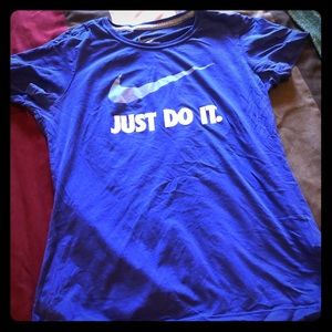 Bright Blue Nike Shirt